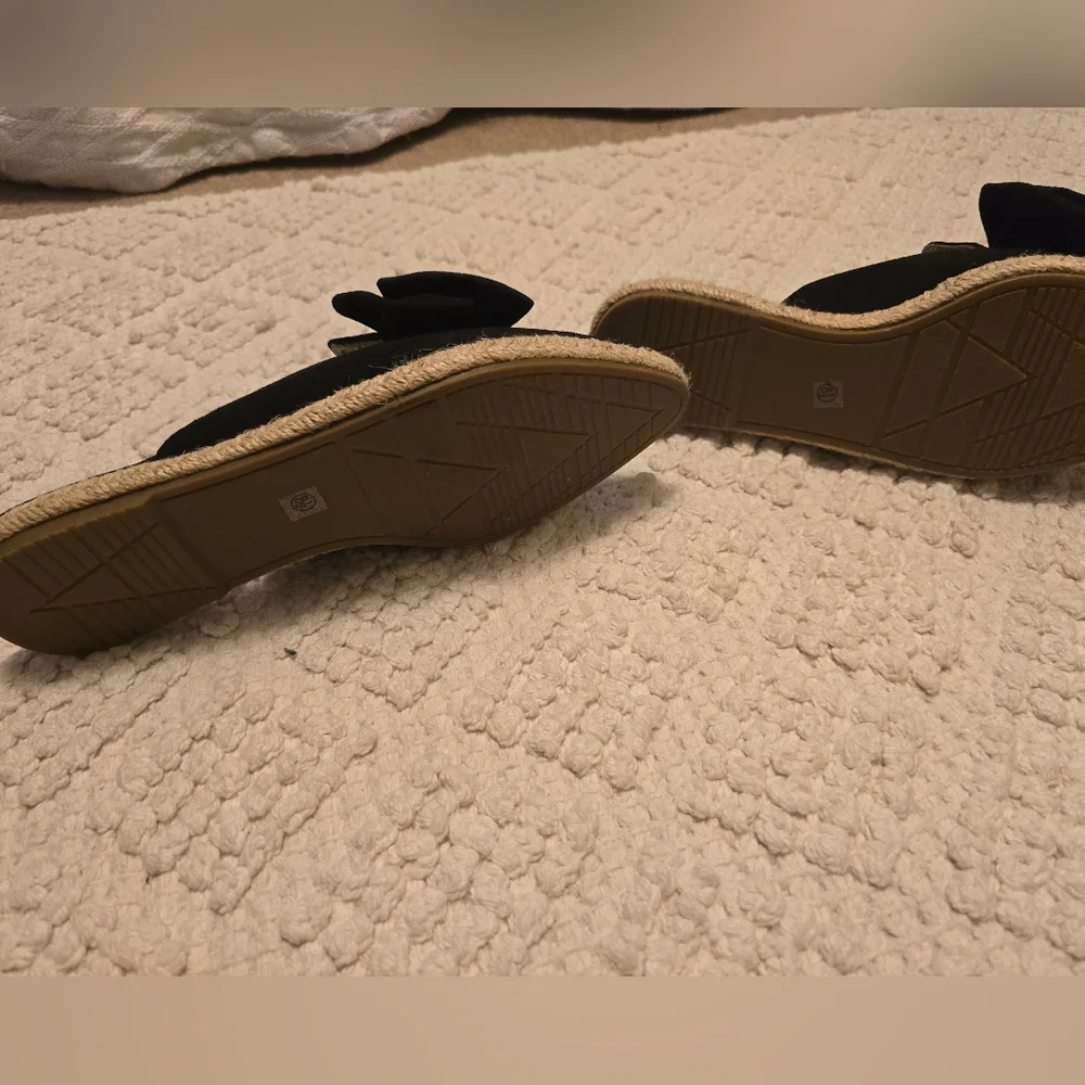 CCOCCI Black Bow Mules - Picture 3 of 7